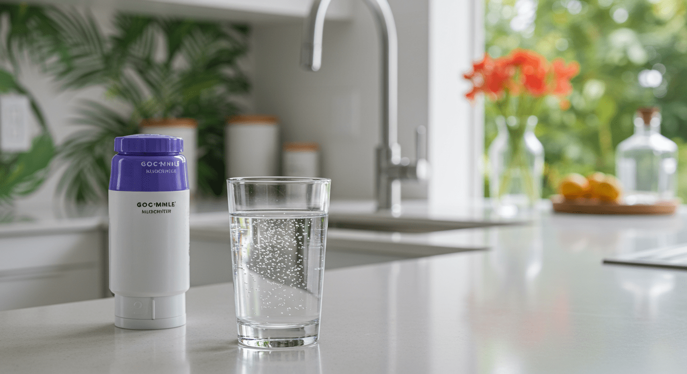 Modern Water Filtration System in Miami Kitchen