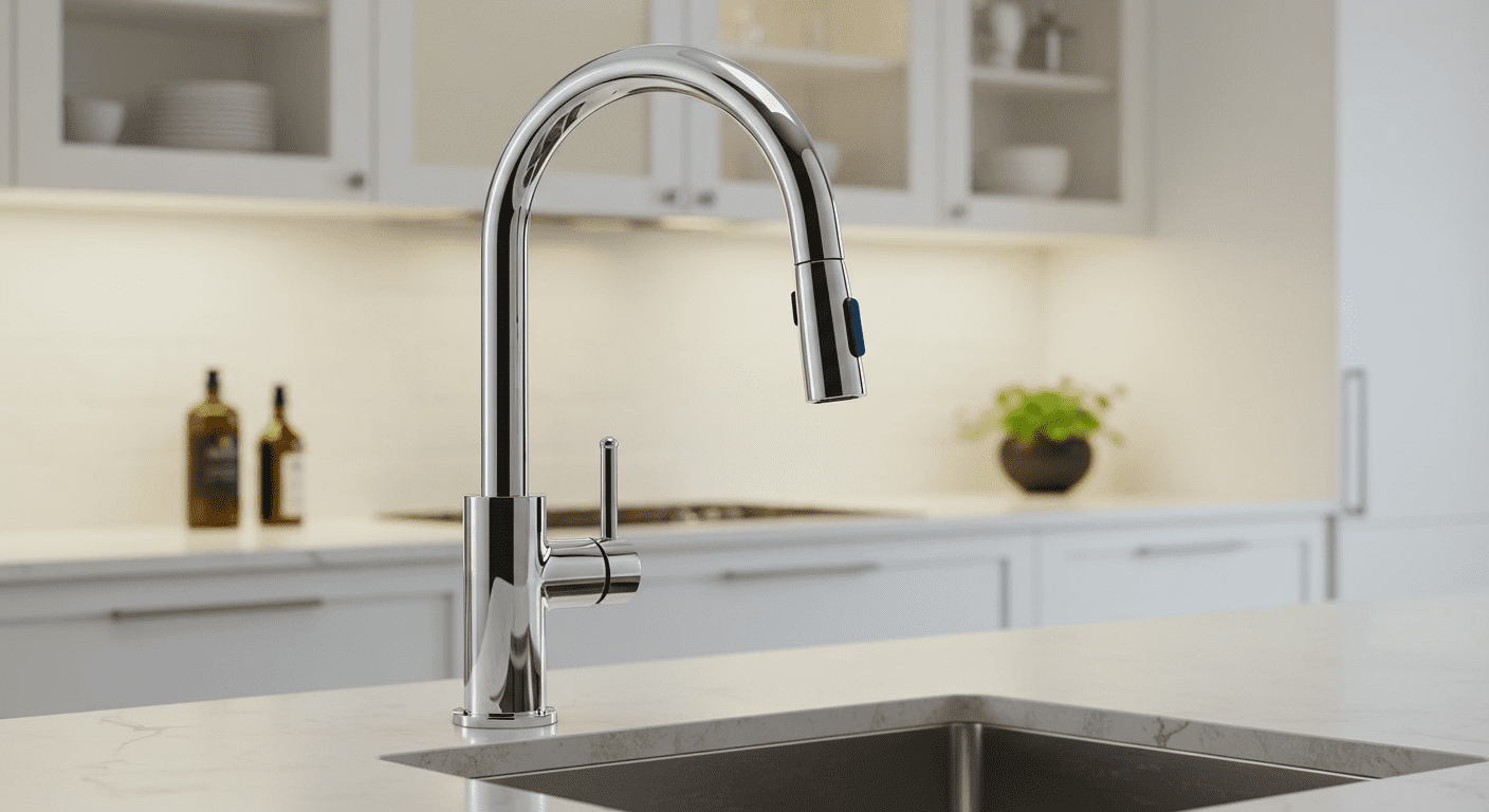 Modern Kinetico Faucet in a Stylish Kitchen