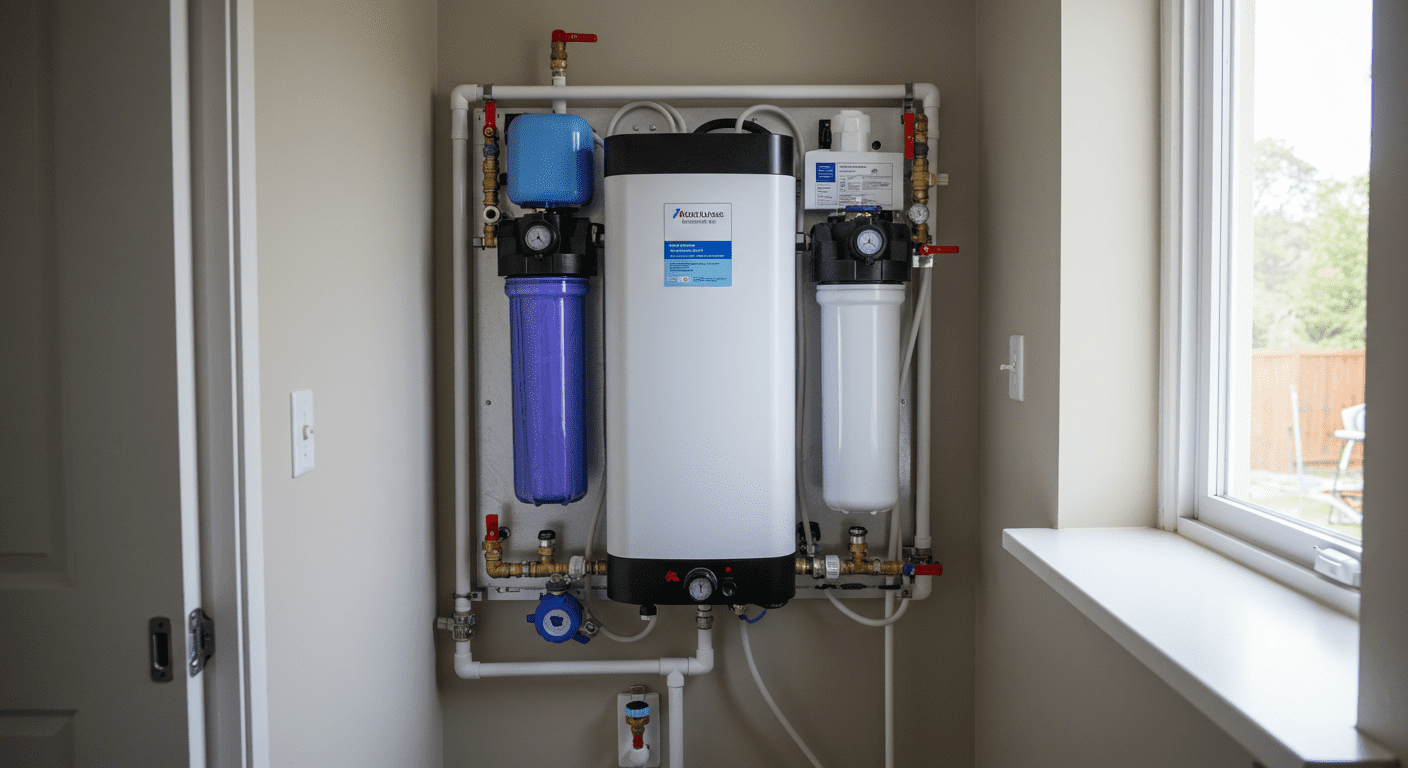 Modern Whole House Water Filtration System